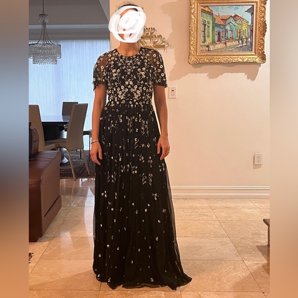 Needle & Thread London Embroidered Gown. US 2 - Picture 4 of 12